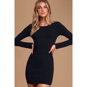 NWT Comeback Baby Black Bodycon Mini Dress